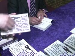 Nigel Farage Holds UKIP Event in Basingstoke News Clip
