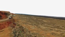 AERIAL: HI-SEAS Mission 3 - Simulating Long Duration Mars Missions Here On Earth Stock Footage