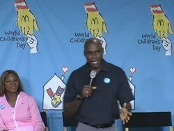 3rd Annual McDonald's World Children's Day Kickoff Stock Footage