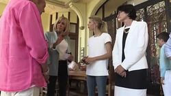 CLEAN : Frances First Lady Brigitte Macron casts vote News Clip