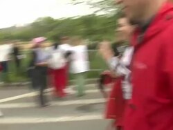 12th Annual EIF Revlon Run/Walk for Women in New York City Stock Footage
