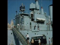 SYND 22 7 74 BRITISH FRIGATE BRIGHTON GOES FROM MALTA TO CYPRUS Instructional Video