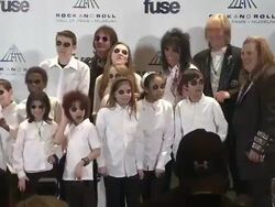 The Ronald McDonald House New York Pops, Michael Bruce, Alice Cooper, Dennis Dunaway, Neal Smith and Michael Bruce  Stock Footage