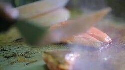 Tuna on Grill Stock Footage