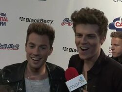 Lawson at the Jingle Bell Ball Stock Footage