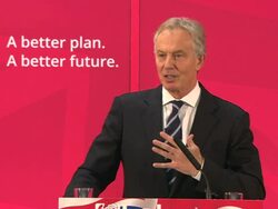 Tony Blair Backs Ed Miliband to win the General Election News Clip