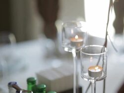 Decorated Wedding table - Stock Footage Stock Footage