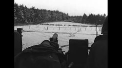 US anti-aircraft gun crews wait on the Western Front during World War II News Clip