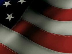 American Flag Close Up - Looping Stock Footage