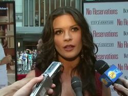 'No Reservations' New York Premiere Stock Footage