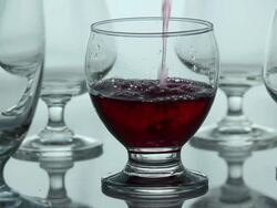 Pouring beverage. Stock Footage