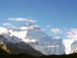 Mount Everest HD timelapse video. Tibet. China Stock Footage