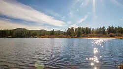 American lake Stock Footage