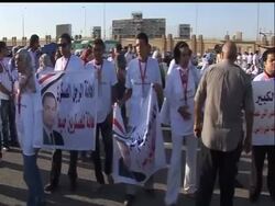 Supporters and opponents of former Egyptian President Hosni Mubarak clashed outside the courtroom compound where his trial will begin on Wednesday. News Clip