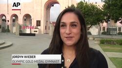 LA Lights Olympic Cauldron News Clip