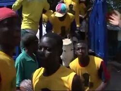 Fans get ready to watch Togo, SKorea match News Clip