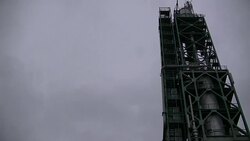 Industrial Tower in Lisbon Stock Footage