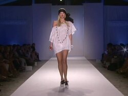 Zimmermann Swimwear - Runway - MBFW Miami Swim Stock Footage