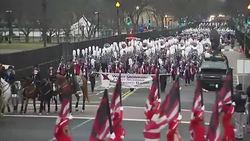 Pre Inauguration Parade for Donald Trump News Clip