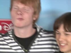 Doc Shaw, Adam Hicks, Leo Howard and Tyrel Jackson Williams at Disney Channel's Worldwide Kids Upfront 2012-13 on 03/13/2012 in New York  Stock Footage