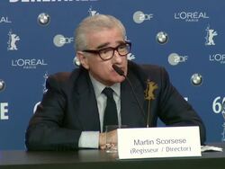 Shutter Island Press Conference: 60th Berlin Film Festival Stock Footage