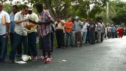 Hiring Begins For Massive Miami Worldcenter Construction Project Stock Footage