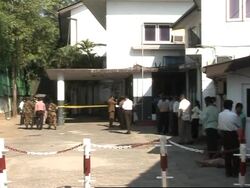 Aftermath of suicide attack survived by govt minister; one killed News Clip