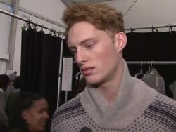 Mercedes-Benz Fashion Week Fall 2009 - Lacoste - Runway and Backstage Stock Footage