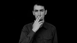 Smoking Cigarette, Cause and Effect Stock Footage