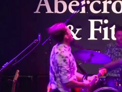 PERFORMANCE - St. Lucia at Abercrombie & Fitch's "The Making Of A Star" Spring Campaign Party Stock Footage