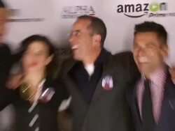 Michael Strahan, Jessica Seinfeld, Jerry Seinfeld, Mark Consuelos and Kelly Ripa at Amazon Studios Premiere Screening for "Alpha House" Event at the Metropolitan Museum of Art Stock Footage
