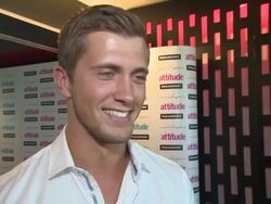 INTERVIEW - Dan Osbourne on Mark Wahlberg at Attitude Magazine Summer Party Stock Footage