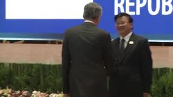 Lee Hsien Loong and Wife Stock Footage