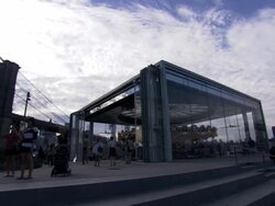 Jane's Carousel in Brooklyn Bridge Park Stock Footage