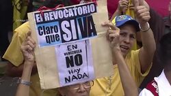 VOICED : Gobierno venezolano afirma que no habra revocatorio News Clip