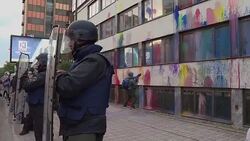 CLEAN : Macedonias paint filled protests struggle to spur change News Clip