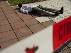 crime scene Stock Footage