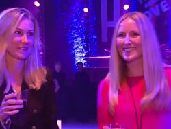 ATMOSPHERE: Guests at St. John's Health Center's Power Of Pink Benefiting The Margie Petersen Breast Center Stock Footage