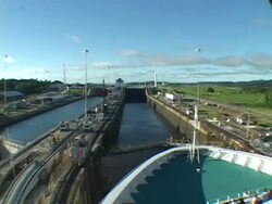 Panama Canal Time-lapse Stock Footage