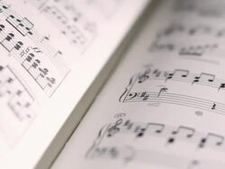 Sheet Music Stock Footage