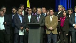 CLEAN : Former Colombian president Uribe condems new agreement with FARC News Clip
