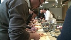 CLEAN : French foodies make homemade foie gras for Christmas News Clip