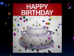 Calendar Flip to A Birthday Stock Footage