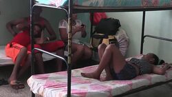 CLEAN : Cubans take shelter in anticipation of Hurricane Matthew News Clip