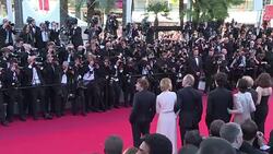 CLEAN : Cannes 2017: Cotillard Gainsbourg walk red carpet at opening News Clip