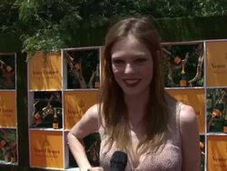 INTERVIEW: Coco Rocha on her first Polo match at The Fifth Annual Veuve Clicquot Polo Classic Stock Footage