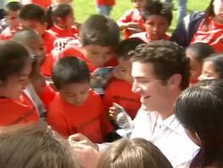 Los Angeles Youth To Receive Innovative AmberWatch Child Abduction Tool Stock Footage