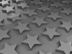 Glossy Stars Background Loop - Silver (Full HD) Stock Footage