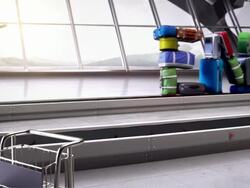 Enjoy word made with different kind of baggage Stock Footage