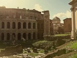 Theatre of Marcellus Stock Footage